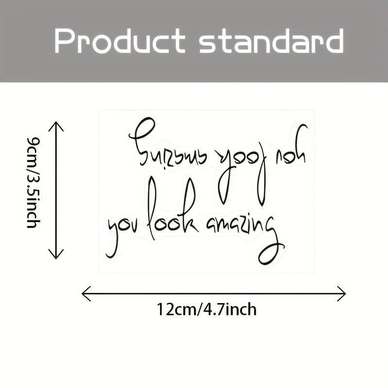 “You Look Amazing” Vinyl Wall Sticker