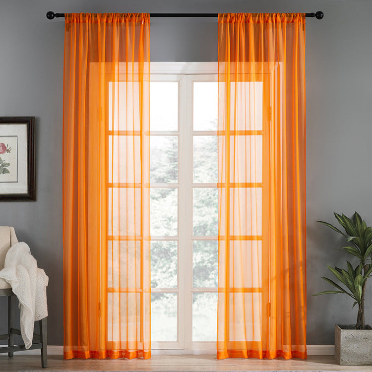 Modern Simple Cotton & Linen Window Curtain