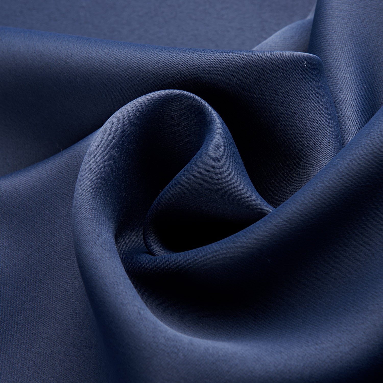 Dark Blue Blackout Bedroom Curtains