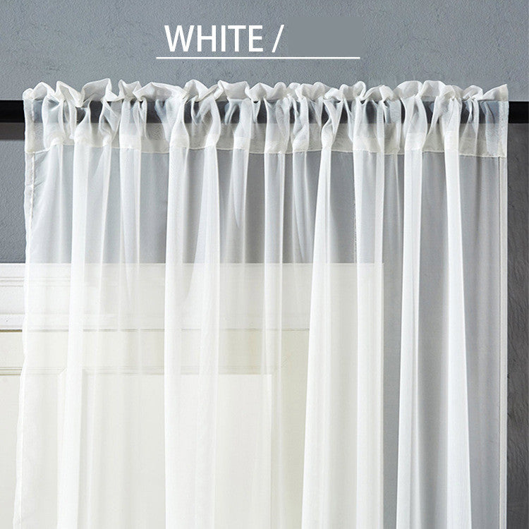 Modern Simple Cotton & Linen Window Curtain