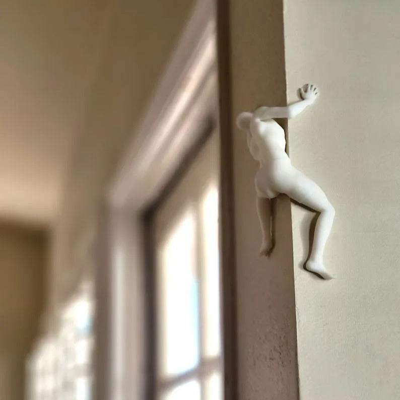 Unique Climber Sculpture