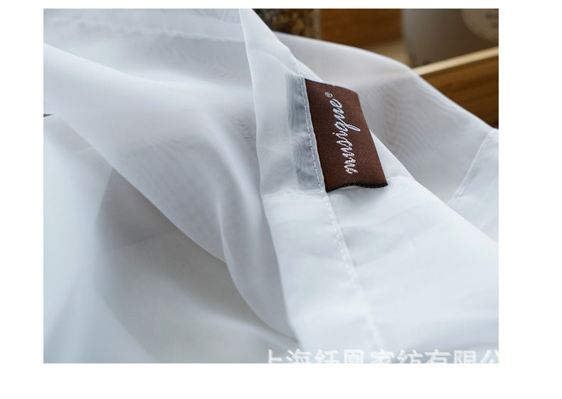 Modern Simple Cotton & Linen Window Curtain