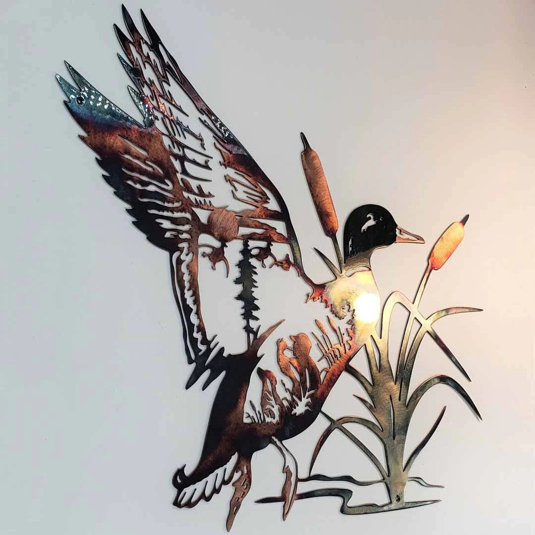 Mallard Duck Alloy Wall Art