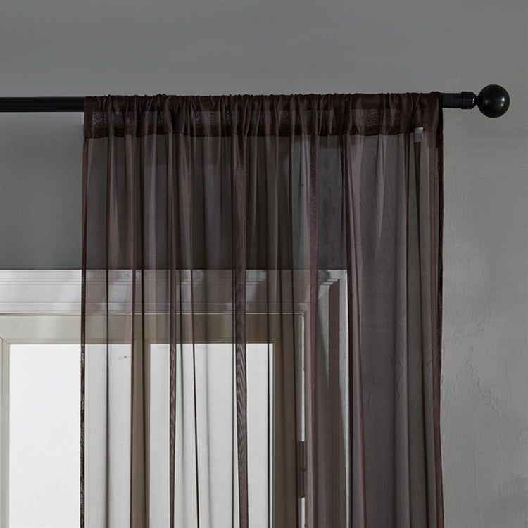 Modern Simple Cotton & Linen Window Curtain