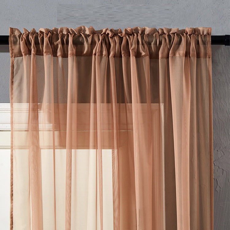 Modern Simple Cotton & Linen Window Curtain