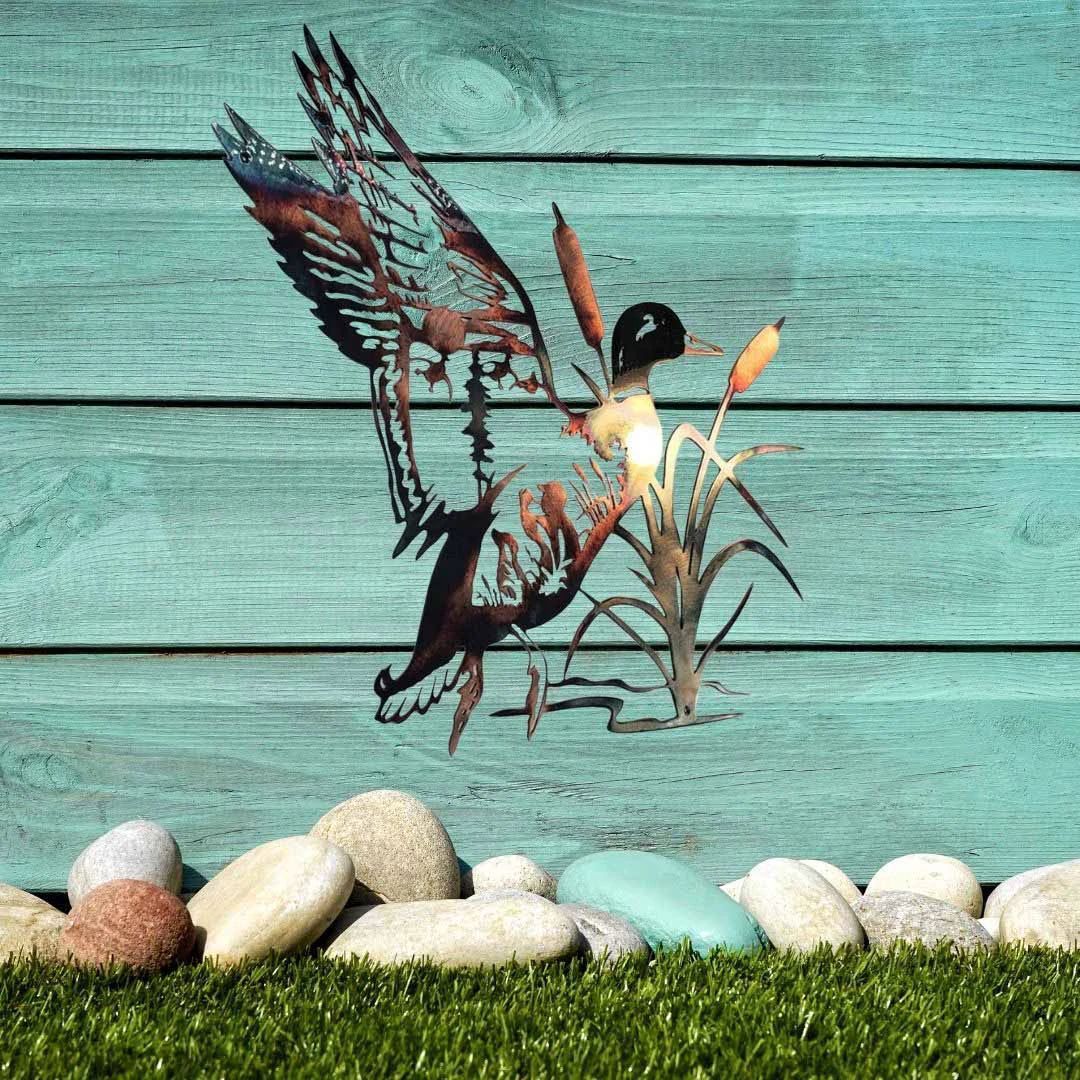 Mallard Duck Alloy Wall Art