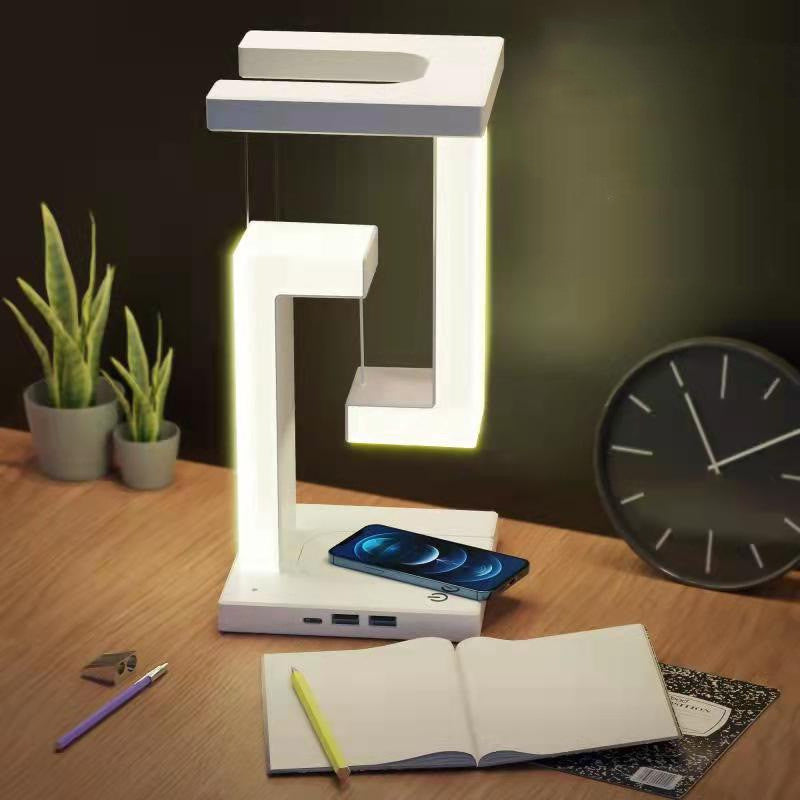 Magnetic Floating Wireless Charging Table Lamp