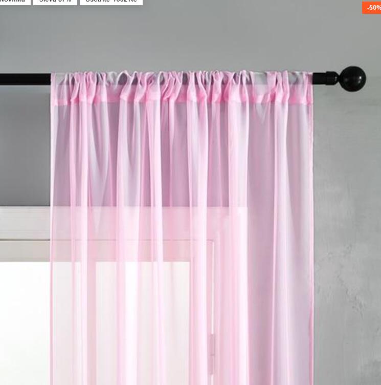 Modern Simple Cotton & Linen Window Curtain