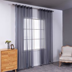 Modern Simple Cotton & Linen Window Curtain