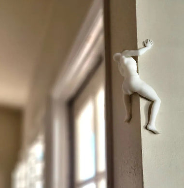 Unique Climber Sculpture
